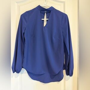 Chic Royal Blue Women's Blouse